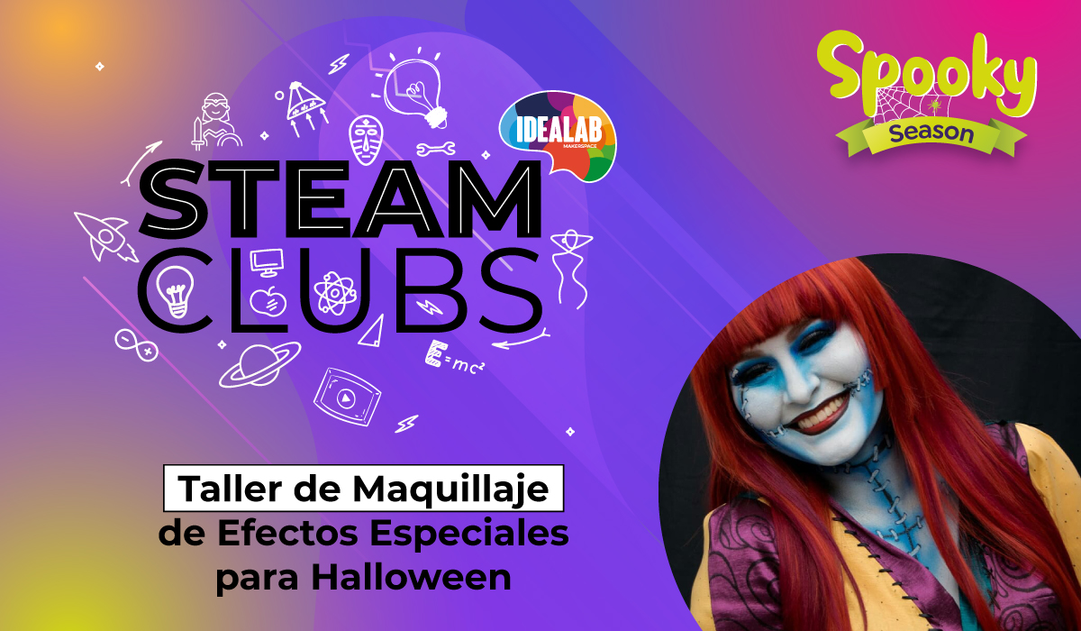 STEAM Clubs | Taller de maquillaje de efectos especiales para Halloween