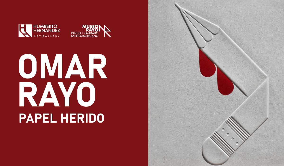 Exposición Papel herido de Omar Rayo